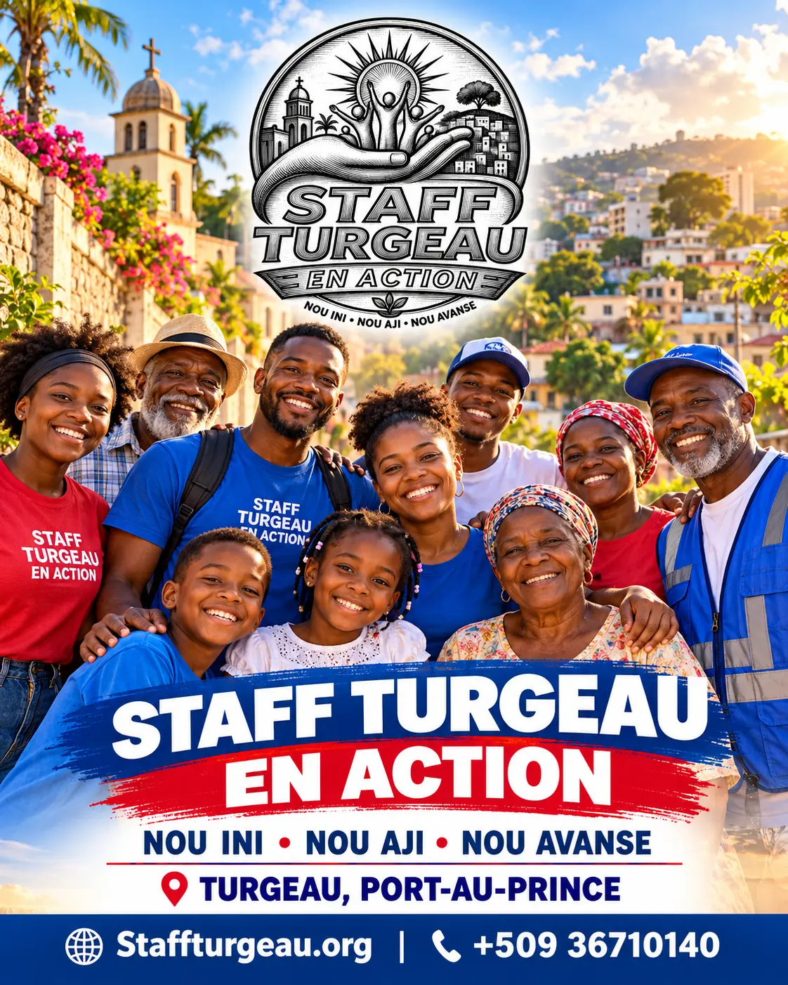 Mobilisation solidaire de la communauté de Turgeau