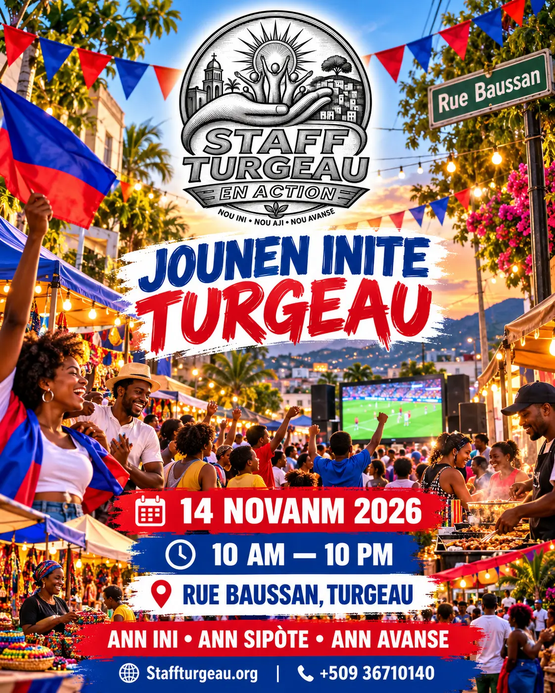 Journée communautaire célébrant l’unité à Turgeau